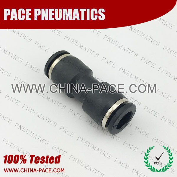 PE,Pneumatic Fittings with npt and bspt thread, Air Fittings, one touch tube fittings, Pneumatic Fitting, Nickel Plated Brass Push in Fittings